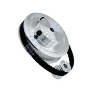 GT2 2M 16 Et 80 Dents Rapport Réduction 1:5, Pièce D'imprimante 3D Largeur 10mm Courroie Roue Synchrone 200/280/400/610Mm Ouverture 5/6/8/10Mm Courroie Transmission Trapézoïdale(3mm,8MM_2GT-280)