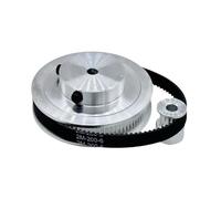 GT2 2M 16 Et 80 Dents Rapport Réduction 1:5, Pièce D'imprimante 3D Largeur 6Mm Courroie Roue Synchrone 200/280/400/610Mm Ouverture 5/6/8/10Mm Courroie Transmission Trapézoïdale(3mm,5MM_2GT-500)