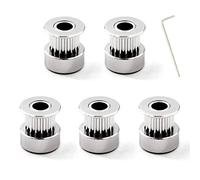 GT2 Kit de courroie de distribution avec clé à dents de 4 dents de 5 mm pour imprimante 3D Courroie de distribution de 6 mm (5 pièces)