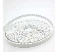 GT2 Open Timing Belt 2GT PU With Steel Core Width 10/15/30mm Synchronous 2M 1Pcs(1 meter,PU-WHITE_10MM)