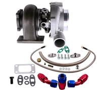 Gt30 Gt3037 Gt3076 Turbo Turbine 500hp 0.82 A/R + Oil Drain Return Feed Line Kit
