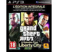Rockstar Jeu vidéo Grand Theft Auto IV (GTA 4) – Édition intégrale – Épisodes de Liberty City – PS3