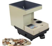 GTANND Compteuse et trieuse de pièces électroniques avec Panneau de Commande, capacité de trémie de 2000/3000 pièces, Vitesse de 1200 pièces/Minute CS-400