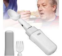 GTANND Cuillère pour Tremblements des Mains Contre La Maladie De Parkinson, Aide À L'alimentation Anti-Tremblement pour Personnes Handicapées, Fourchette-Cuillère Intelligente Anti-Tremblement