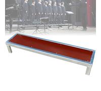 GTANND Élévateurs de chœur Rouges, marches d'escalier pour chœur à 1/2/3 Niveaux, pupitre/surélevé de pupitre pour Photos de Groupe, Plateforme d'élévateurs de chœur, marches étagées 1layer