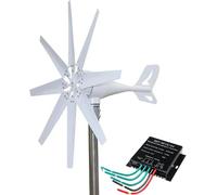 GTANND Éolienne à Sustentation magnétique à 8 pales, kit générateur éolien 3000W/5000W/8000W, avec contrôleur MPPT, pour équipements énergétiques domestiques et industriels 5000W-48V