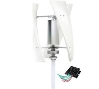 GTANND Éolienne à Sustentation magnétique Portable 12 V 24 V 48 V, kit générateur éolien à 3 pales, générateur éolien à axe Vertical, pour éclairage Public Domestique 8000W-48V