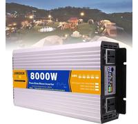 GTANND Onduleur à Onde sinusoïdale Pure 3000/4000/5000/6000/8000w, convertisseur 12/24/48v DC à 110/220v, pour Voiture, avec écran LCD, pour Camping-Car et Maison,8000W-60Vto220V