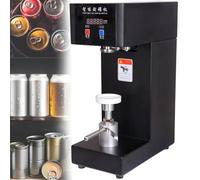 GTANND Sertisseuse de boîtes de Conserve Commerciale, Machine de sertissage et de bouchage de boîtes de Conserve avec Panneau LCD et Compteur, Machine à sceller Les boîtes de Conserve,Black-220V