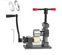 GTATBTG Machine à cintrer les anneaux, moulin à bijoux réglable, outil de pliage de bracelets, cuillère en acier inoxydable, roue en fer gris facile à utiliser