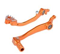 GTATNDAJ Support pédale Moto pour 790 Adventure SR Accessoires Moto Levier Changement Vitesse Pédale Frein pour KTM 790 Adventure ADV RS 2019-2021 Support de Pied(Orange)
