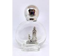 GTBITALY 90.294.90 008 apparition mère maria de lourdes bouteille bouteille en verre avec bouchon argent pour l'eau bénite