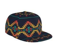 GTDEALS All Over PrintHat Casquette de baseball indienne aztèque à bord plat, Parent, taille unique