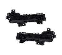 Gtdtixc Antibrouillard Avant Pour Tesla Pour Modèle 3 Y Brouillard Blanc/DRL Éclair Ambré 5 Points Style Brouillard Séquentiel LED Signal Virage Lumière DRL Feux Circulation Diurne(Lens)