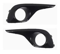 Gtdtixc Antibrouillard Avant Pour Toyota Pour Highlander 2012 2013 Et 2014 : Cache De Feu Antibrouillard Avant Grille De Pare-chocs. Feux Circulation Diurne(Black 1Pair)