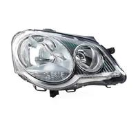 Gtdtixc Antibrouillard Avant Pour VW Pour Polo 9N3 2006-2009-2010 Phare Avant Feu Antibrouillard Bloc Optique Blanc Ou Noir Feux Circulation Diurne(White Shell-Right)