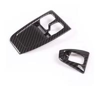 Gtdtixc Automotive Interior pour Benz pour Smart 451 pour Fortwo 2010 2011 2012 2013 2014 2015 Cadre Bouton Levage Porte Voiture Autocollant Décoratif IntéRieur Automobile(Carbon Fiber)