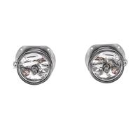 Gtdtixc Feu Antibrouillard Avant Pour Benz Pour W204 Pour Classe C 07-13 Couverture Lampe Brouillard Avant Pare-chocs Grill Lunette Lampe Halogène Phare Brouillard(Fog L and R)