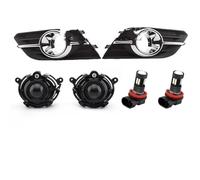 Gtdtixc Feu Antibrouillard Avant Pour Buick Pour Encore 2013-2015 Cache Phare Antibrouillard LED Halogène Grille Enjoliveur Phares Antibrouillard Voiture(Led and covers)