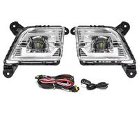 Gtdtixc Feu Antibrouillard Avant Pour Chevrolet Pour Silverado 2019-2020 Pare-chocs Avant Étanches Phares Antibrouillard À DEL Avec Feux De Jour (DRL)(Yellow)