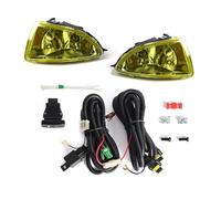 Gtdtixc Feu Antibrouillard Avant Pour Civic 2004 2005 Lampe Brouillard Jour Cours Marche Phare Halogène Pare-chocs Avant Lumière Assemblage Interrupteur Fils 12v(Yellow cover)