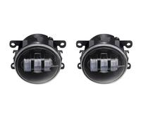 Gtdtixc Feu Antibrouillard Avant Pour Fiat Pour Sedici Pour Panda 500 Pour Punto Pour Evo 2 X Car Fog Light Assembly Angel Eye DRL LED Lens Fog Day Running Lamp(Red and Yellow)