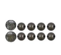 Gtdtixc Feu Antibrouillard Avant Pour Land Pour Rover Pour Defender 1990-2016 10 Feux Antibrouillard Avant Arrière Avec Lentilles LED Pour Feux Recul