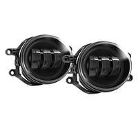 Gtdtixc Feu Antibrouillard Avant Pour Toyota Pour Tacoma Pour IQ Pour Ractis Pour Venza Angel Eye Fog Light Assembly Car LED Fog Lampe Conduite Jour DRL(Yellow and White)