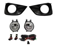 Gtdtixc Feu Antibrouillard Avant Pour Toyota Pour Vios Pour Yaris Pour Berline 2013-2017 Faisceau Câbles Avec Interrupteur Et Feux Antibrouillard Angel Eyes À LED(LED Fog)