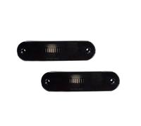 Gtdtixc Feu Arrière De Pare-Chocs Arrière Pour Mazda Pour Miata Pour MX-5 1990-2005 Sans Ampoule/douille Boîtiers Protection Des Feux De Position Latéraux Avant/arrière(2X Dark gray)