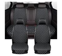 Gtdtixc Housses siège Voiture Housse de siège Voiture en Cuir PU Coussin pour Nissan pour Qashqai pour Juke pour Leaf pour Armada pour Altima pour Cube(Black White 5 Seat)