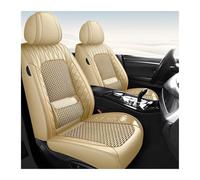 Gtdtixc Housses siège Voiture Housses De Siège Voiture Universelles À Couverture Complète pour Nissan pour Qashqai pour Juke pour Leaf pour Armada pour Altima pour Cube(Beige 2 Piece)