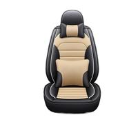 Gtdtixc Housses siège Voiture pour Chrysler Tous Les modèles 300C 200 Couverture complète 5 sièges Housse de Voiture Accessoires(Beige 5 Seat)
