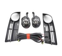 GTDTKGANAK Phares Antibrouillard Avant Grille de phare antibrouillard et faisceau câbles Compatible avec VW Pour Touran 2002-2006 pour pare-chocs Pour Avant