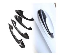 GTDTKGANAK Poignées de porte extérieures de voiture Pour Benz Classe A W177 A200 A220 A250 LHD Poignée De Porte En Fibre De Carbone Accessoire De Style De Voiture Autocollant