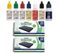 GTE Kit d'évaluation de bijoux en or et argent 10 K 14 K 18 K 22 K 24 K platine palladium Test métaux précieux 999 925