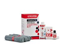 Gtechniq Wheel Coating Kit Protection Céramique Jantes Four l’Auto et la Moto, Contient Un dégraissant Panel Wipe, Un C5 Wheel Armour Protection Céramique et Une Microfibre