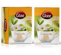 GTEE Green Tea Bags - Chamomile, 25 Tea bags (Pack of 2)