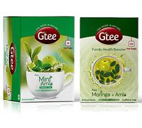 GTEE Green Tea Bags - Mint & Moringa Tea Bags, 25 Tea bags (Pack of 2)