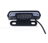 GTEEW Feu Arrière Frein Feux Plaque D'immatriculation Pour Motos Scooters Arrière Freinage Stop Clignotants Dynamiques Double Clignotement Détresse