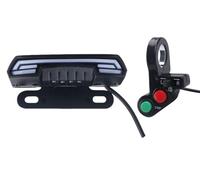 GTEEW Feu Arrière Frein Feux Plaque D'immatriculation Pour Motos Scooters Arrière Freinage Stop Clignotants Dynamiques Double Clignotement Détresse