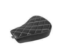 GTEEW Siège Moto Oreiller en Cuir Noir pour conducteur Avant de Moto, Coussin siège Solo pour Sportster pour Quarante Huit XL1200 883 72 48