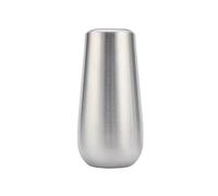 Gteller Gobelet à champagne sans pied en acier inoxydable de 177 ml avec couvercle, isotherme à double paroi - Tasse de voyage parfaite pour le vin, le café, les boissons, le champagne, les cocktails,