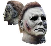 GTETKDE Masque d'Halloween Michael Myers 2024 pour Halloween et cosplay, 1 pièce gris-blanc, 1 petite taille