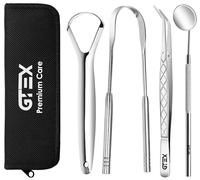 GTEX Lot de 5 outils de nettoyage des dents pour enlever le tartre