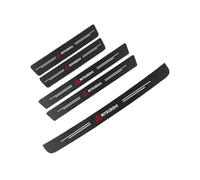 GTFRFD 5 Pièces Voiture Plinthes Seuil Porte Autocollants, pour Mitsubishi Space Star 2.GEN 2.gen 2017-2024 DéRapant Protection Aux Rayures Sticker DéCoration Accessoires