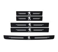GTFRFD 5 Pièces Voiture Plinthes Seuil Porte Autocollants, pour Peugeot 308 SW P5 T9 2014-2023 DéRapant Protection Aux Rayures Sticker DéCoration Accessoires
