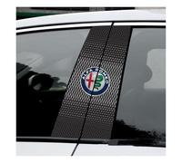 GTFRFD Autocollant de Colonne Montante Centrale Voiture,pour Alfa Romeo Tonale 2022-2024 2025 Garniture Montant B Vitre Portière Voiture Tuning Accessoires