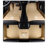 GTFRFD Tapis de Sol de Voiture pour Citroen C5 2007-2012 Tapis de Sol Durable Imperméables et Antidérapants Ensemble en Cuir PU,C