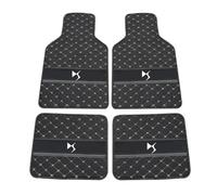 GTFRFD Tapis de Sol de Voiture pour Citroen DS3 2019-2023 Tapis de Sol Durable Imperméables et Antidérapants Ensemble en Cuir PU,C